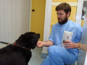 Tim Nottage with gumboot