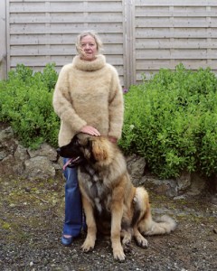 Beige dog hair sweater