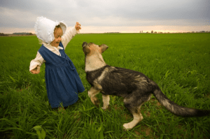 A new CU study indicates parents are more likely to share bacteria with their dogs than their kids, a finding with biomedical implications. Photo courtesy Natural Resources Conservation Services