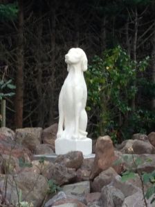 "I will take her ashes to the Pointer Memorial Garden at Pinerock where Pluto the Pointer watches over their souls."