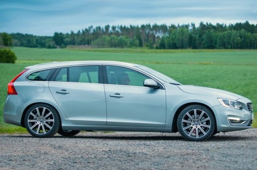 The Volvo V60 - "offers a spacious cargo area, lots of utility, rear climate control and one of the safest passenger compartments available. If crash safety is your top concern, the V60 is your best choice here. Rear tie-downs make harnessing your pet carrier easy. If you don't use a carrier, then go with the optional dog barrier."