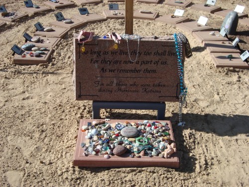 The Hurricane Katrina Memorial at Angel's Rest, Kanab, Utah