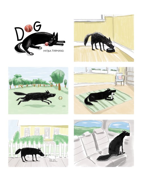 Dog by Mitra Farmand