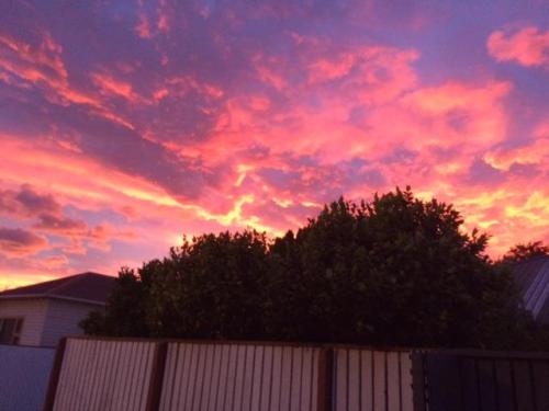 Sunrise in Christchurch, New Zealand