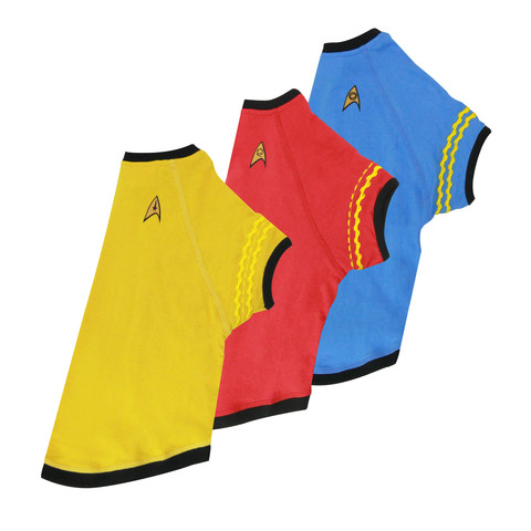 Star Trek uniforms for dogs