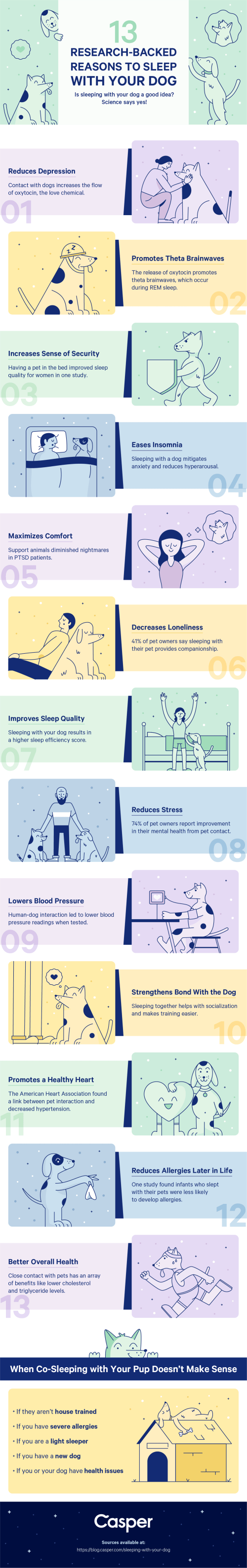 Reasons to sleep with your dog